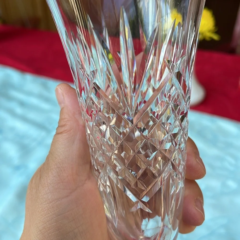 Vintage Waterford crystal vase stamped